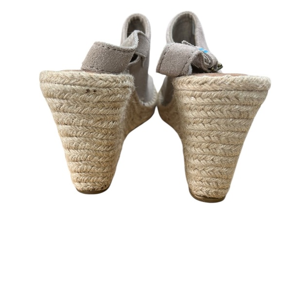 TOMS Women’s Desert Taupe Suede Monica Wedge - Size 8.5. NWOT - Picture 3 of 6